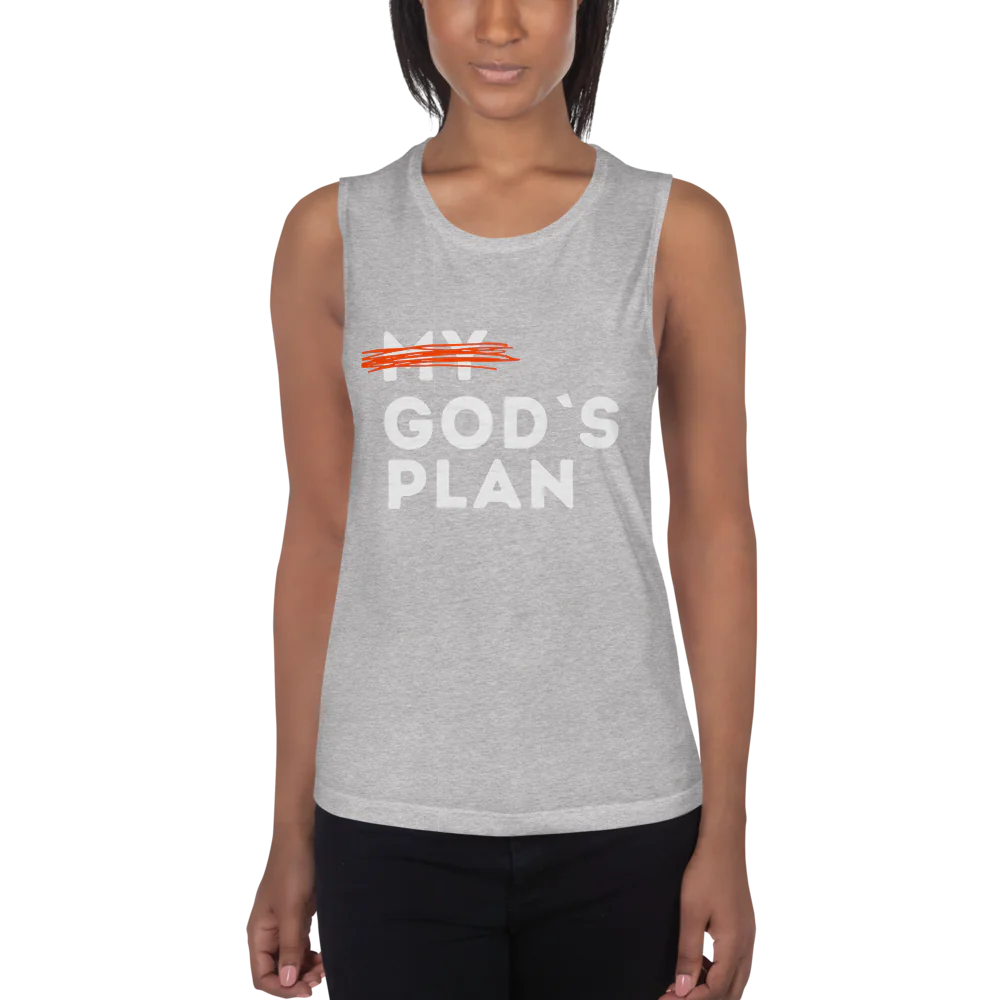 God's Plan - Women's Muscle Tank | Bella + Canvas