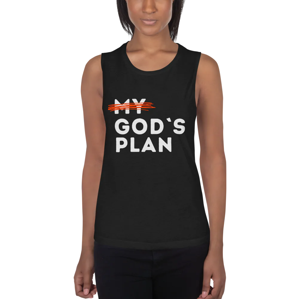 God's Plan - Women's Muscle Tank | Bella + Canvas