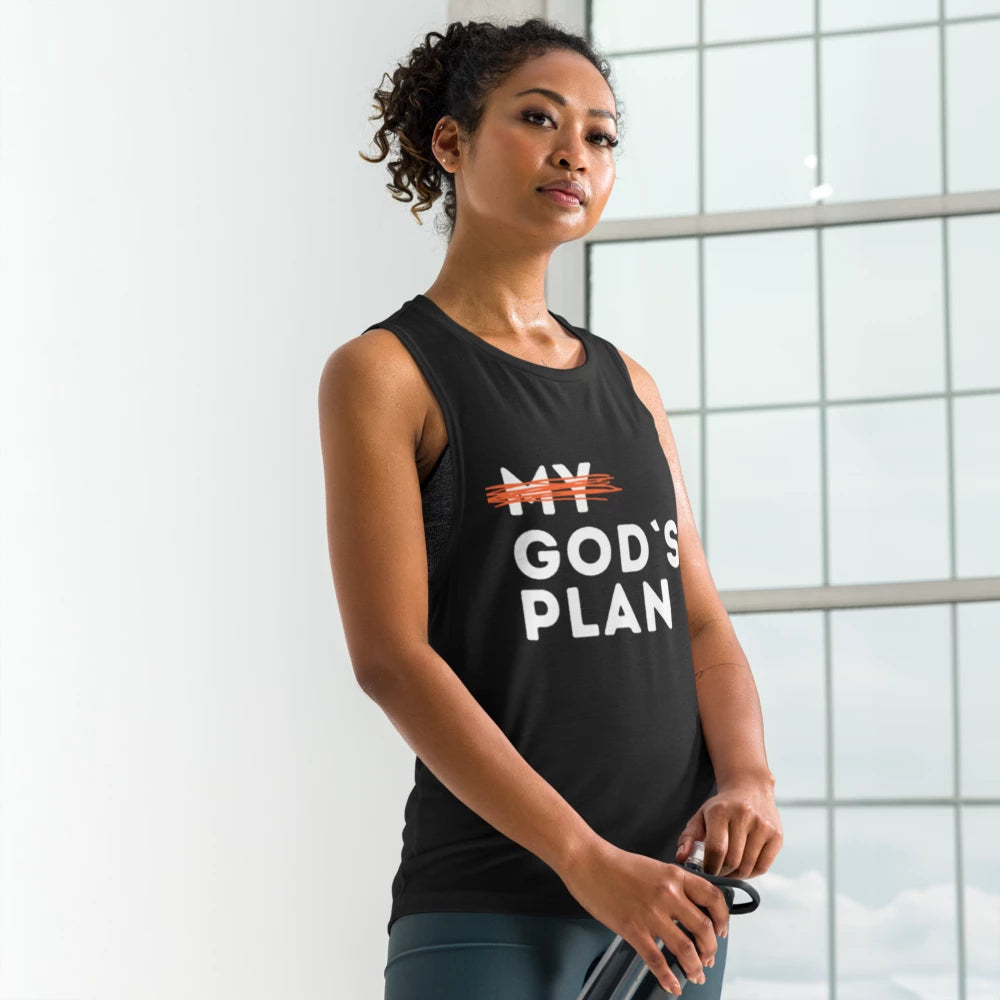 God's Plan - Women's Muscle Tank | Bella + Canvas