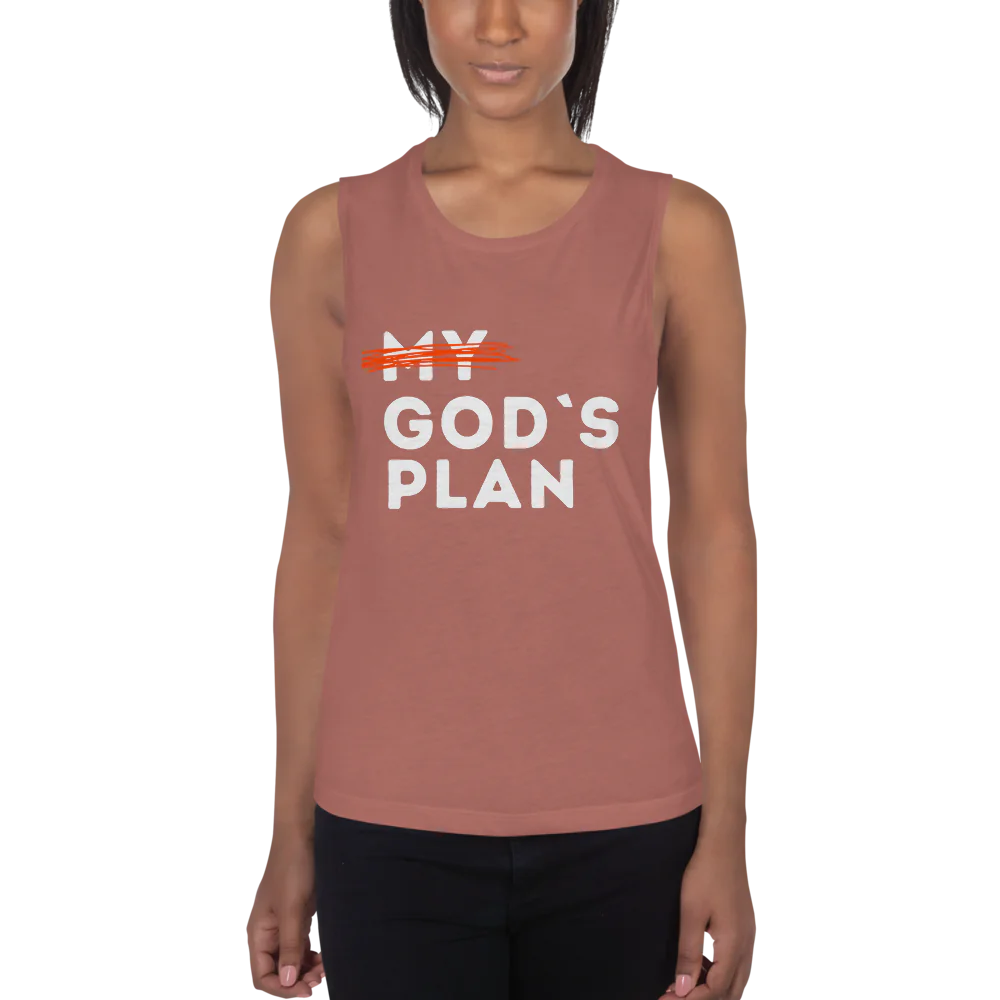 God's Plan - Women's Muscle Tank | Bella + Canvas