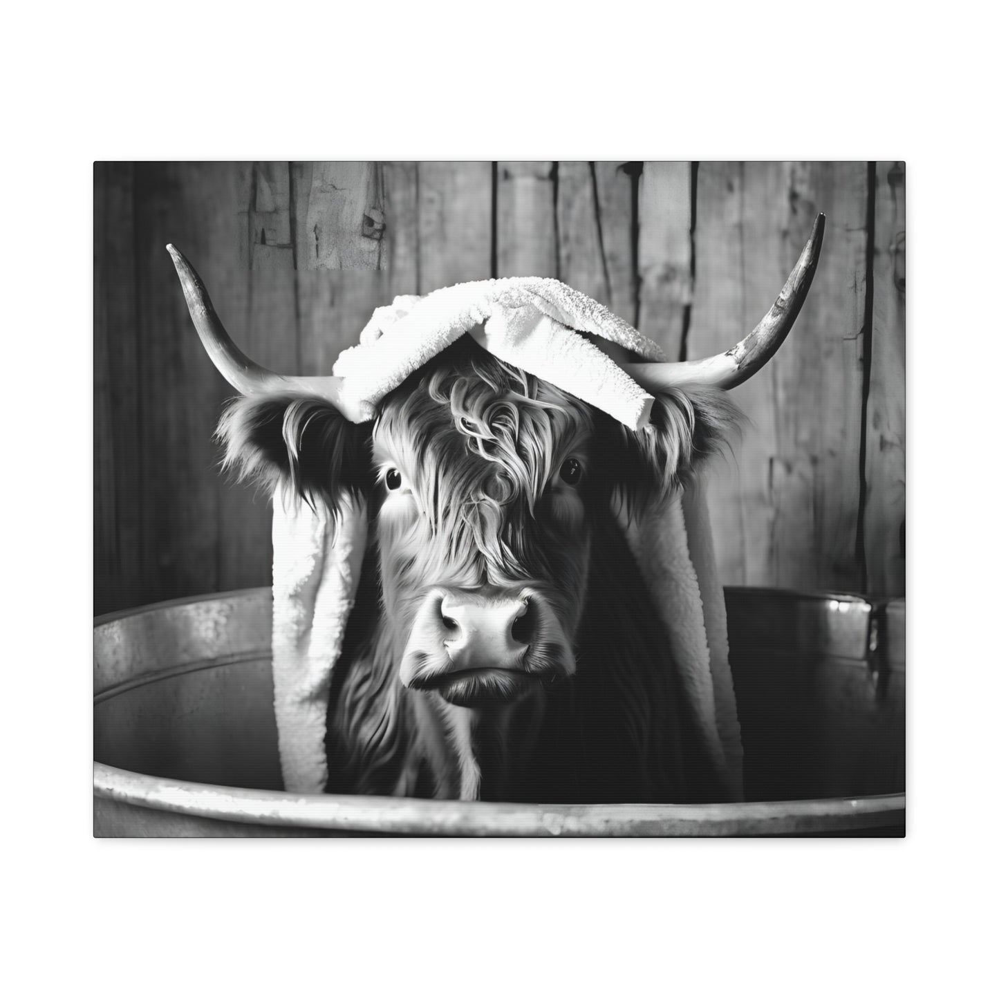Highland Cow Bathtub