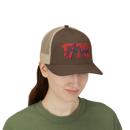 1776 America Snapback Trucker Cap