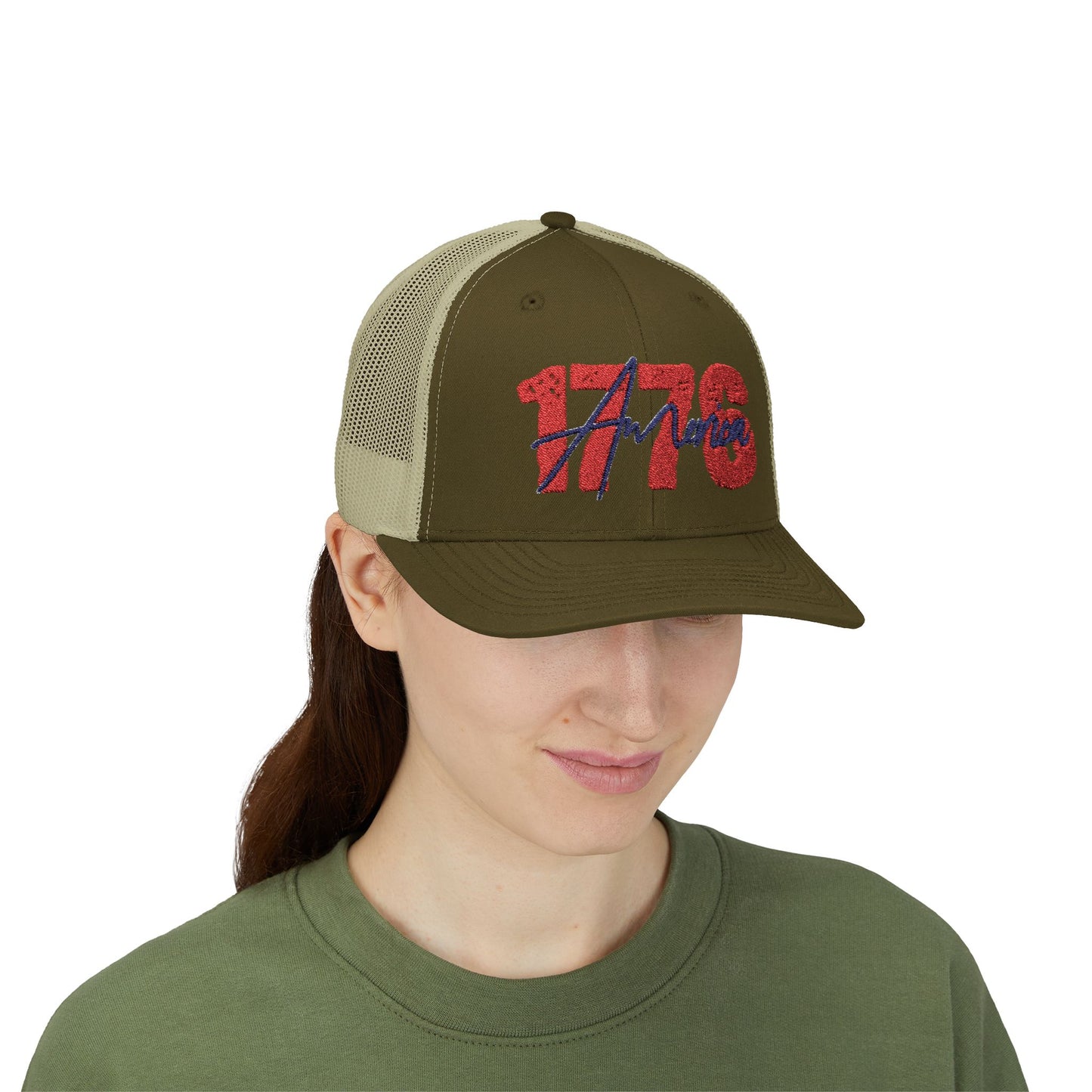 1776 America Snapback Trucker Cap