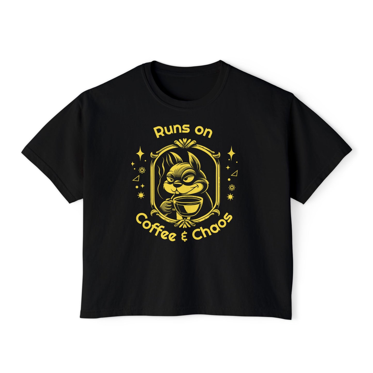 Coffee & Chaos Women's Boxy Tee