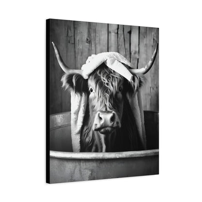 Highland Cow Bathtub
