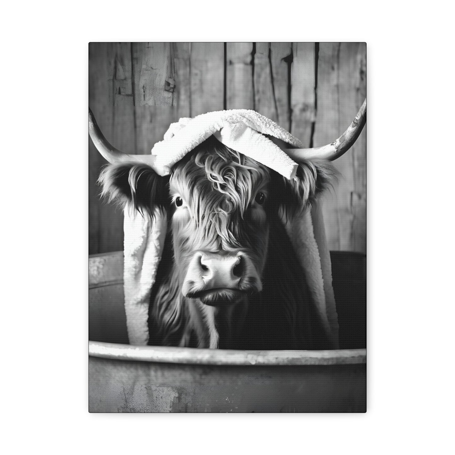 Highland Cow Bathtub