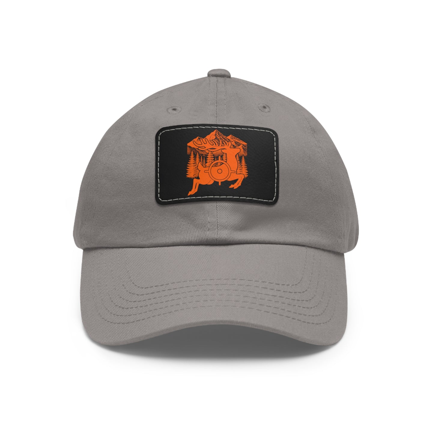 Deer Hunter - Leather Patch Dad Hat - Casual Style for Outdoor Adventures