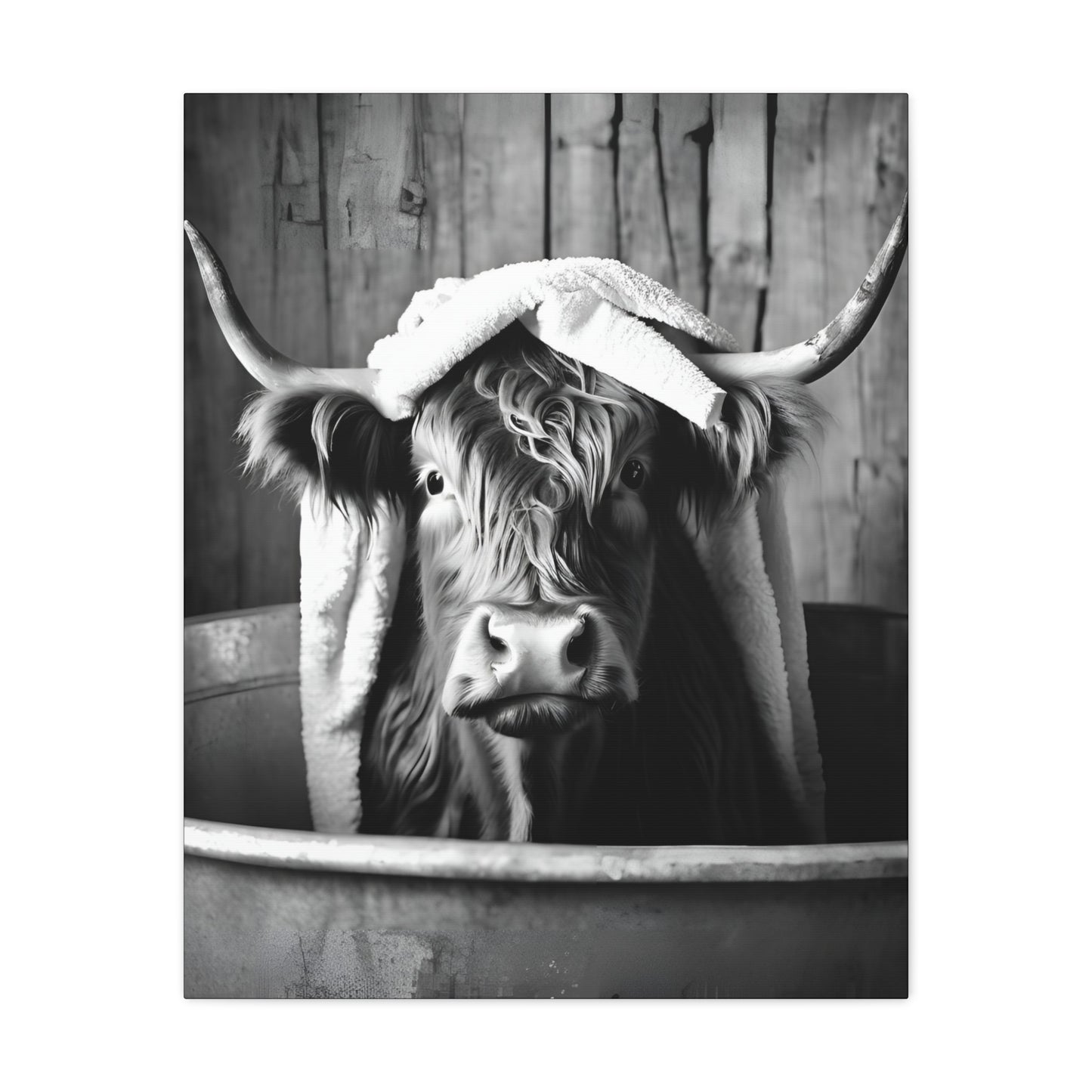 Highland Cow Bathtub