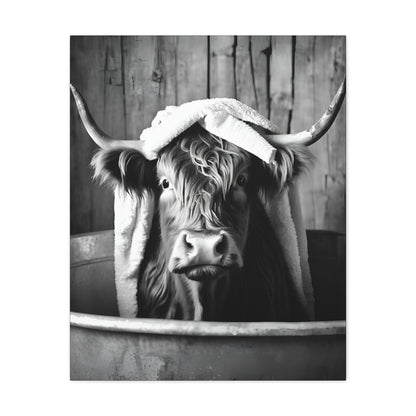 Highland Cow Bathtub
