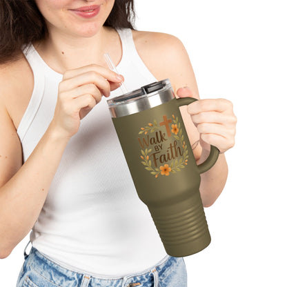 Walk by Faith 40oz Travel Mug