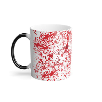 Blood Splatter Color Changing Mug
