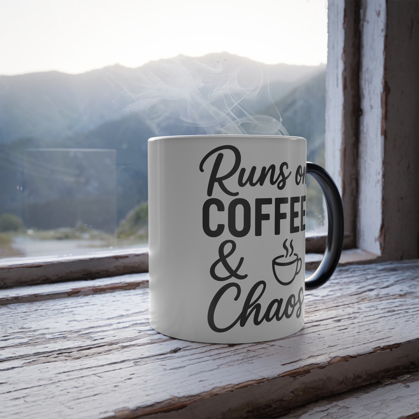 Color Changing Coffee Mug - Coffee & Chaos