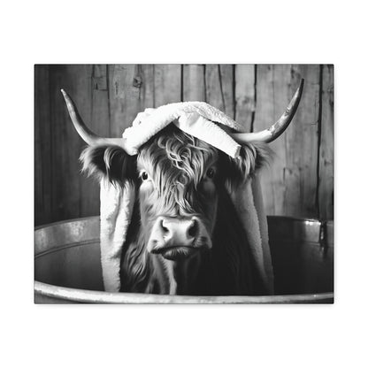 Highland Cow Bathtub