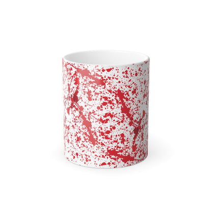 Blood Splatter Color Changing Mug