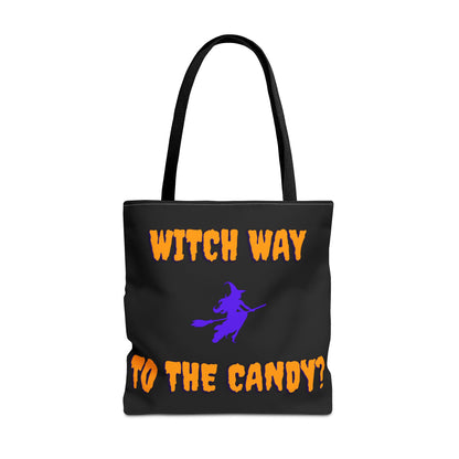 Witch Way to the Candy - Halloween Tote