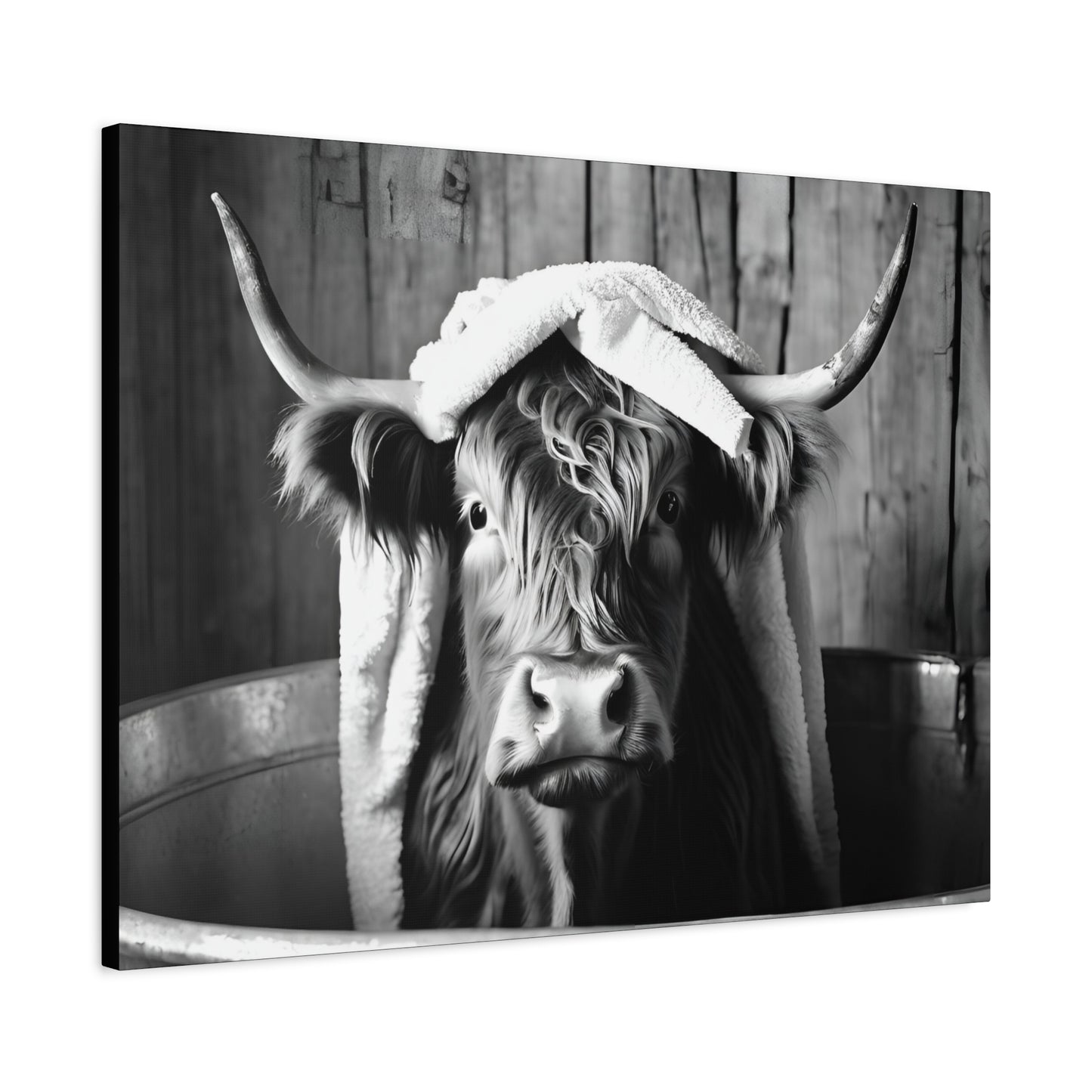 Highland Cow Bathtub