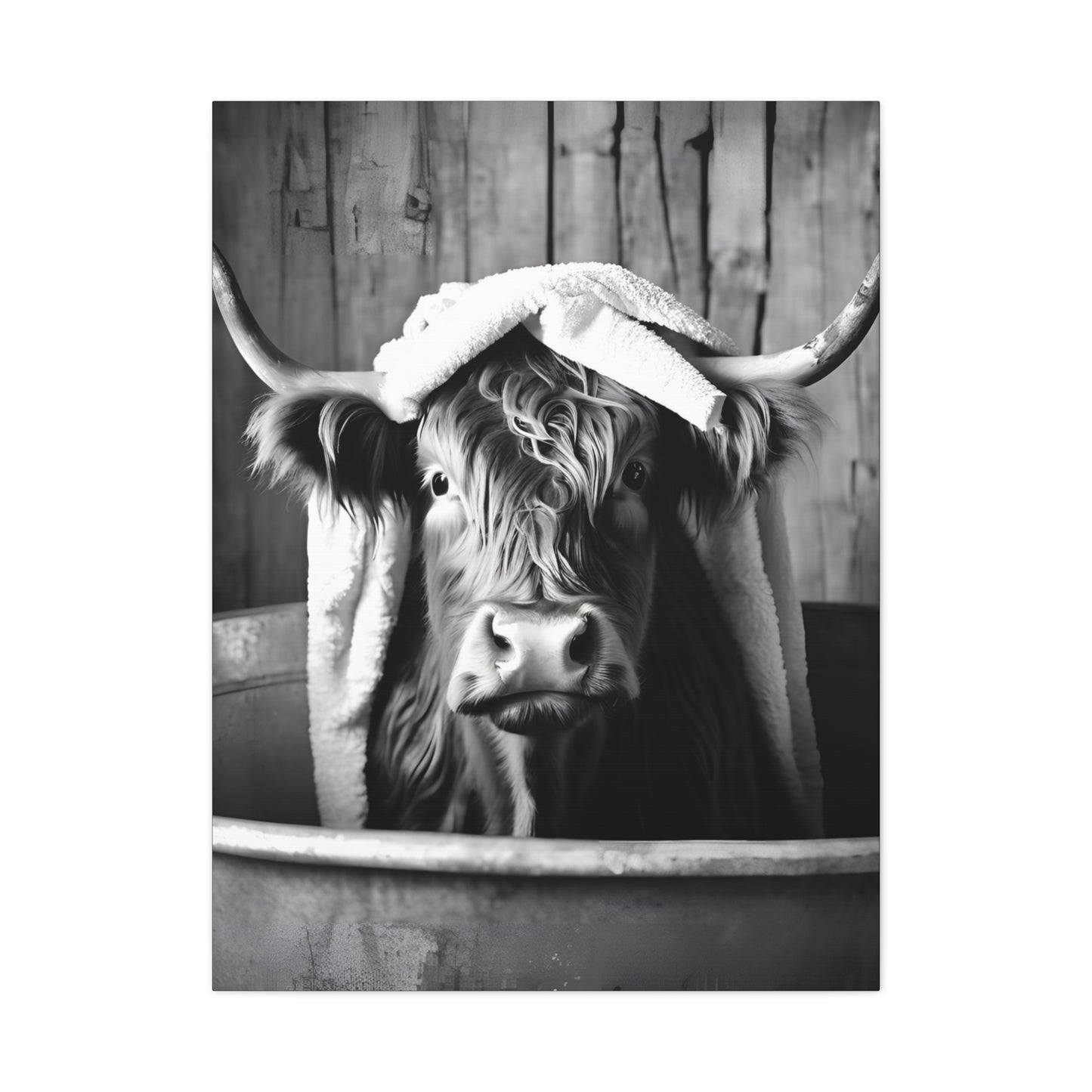 Highland Cow Bathtub