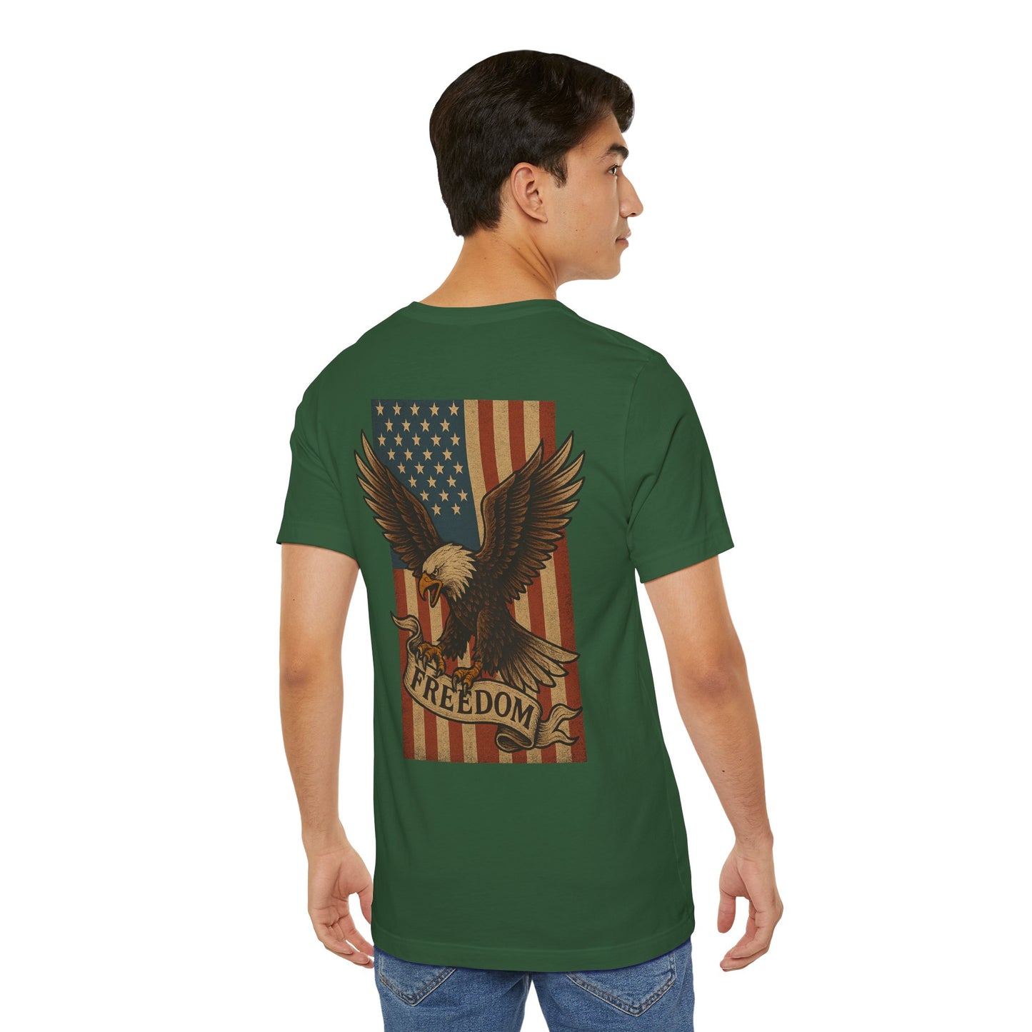 Freedom Flies High Men's Bella Canvas Tee