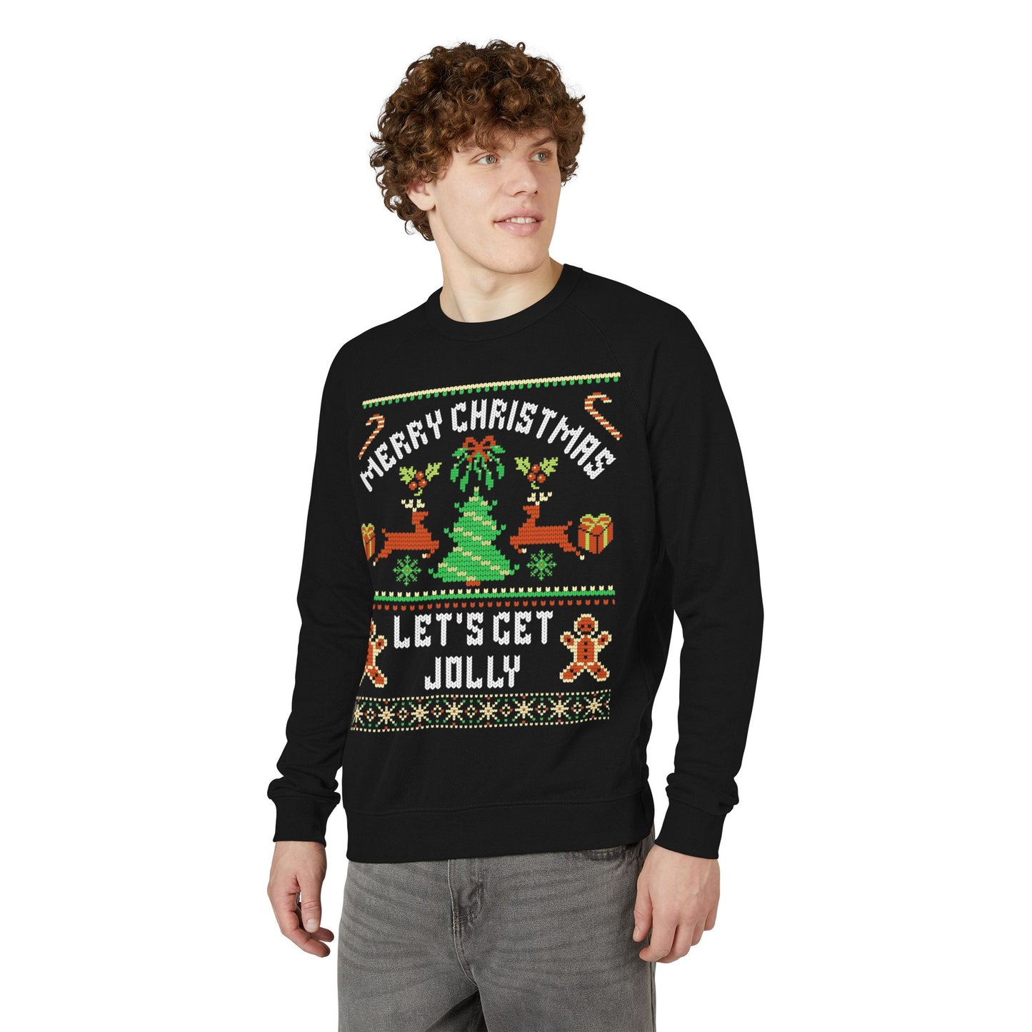 Merry Christmas, Let's Get Jolly - Crewneck Sweatshirt
