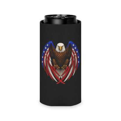 Patriotic Eagle Can Cooler