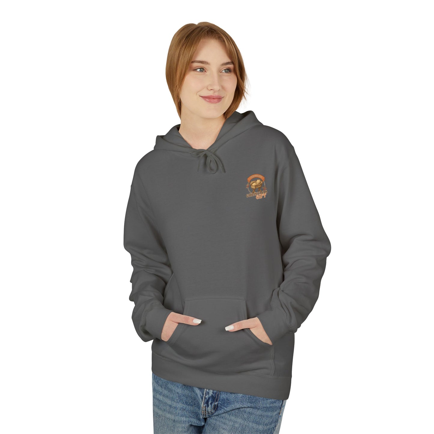 The Ultimate Christmas Gift Unisex Fleece Hoodie with Nativity Design