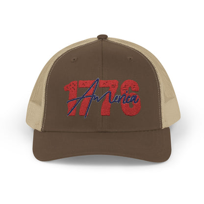 1776 America Snapback Trucker Cap