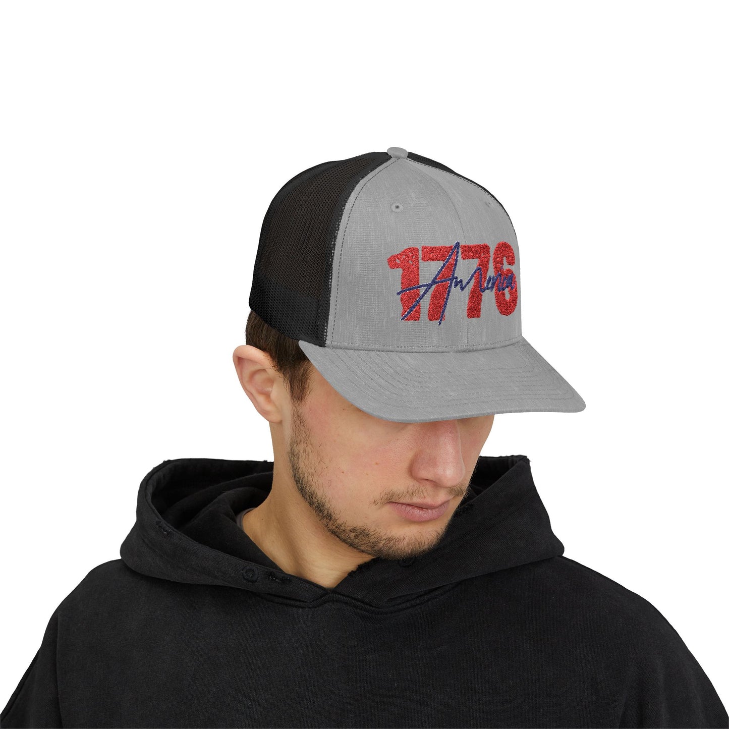 1776 America Snapback Trucker Cap