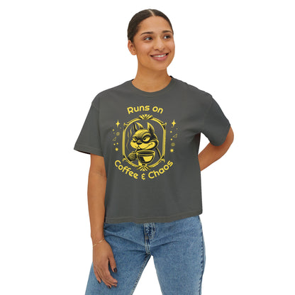 Coffee & Chaos Women's Boxy Tee