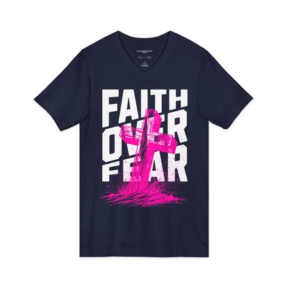 Faith Over Fear Shirt, Christian T-Shirt, Jesus Shirt, Inspirational Faith Tee, Bible Verse Clothing, Christian Aesthetic Apparel, Religious Gift