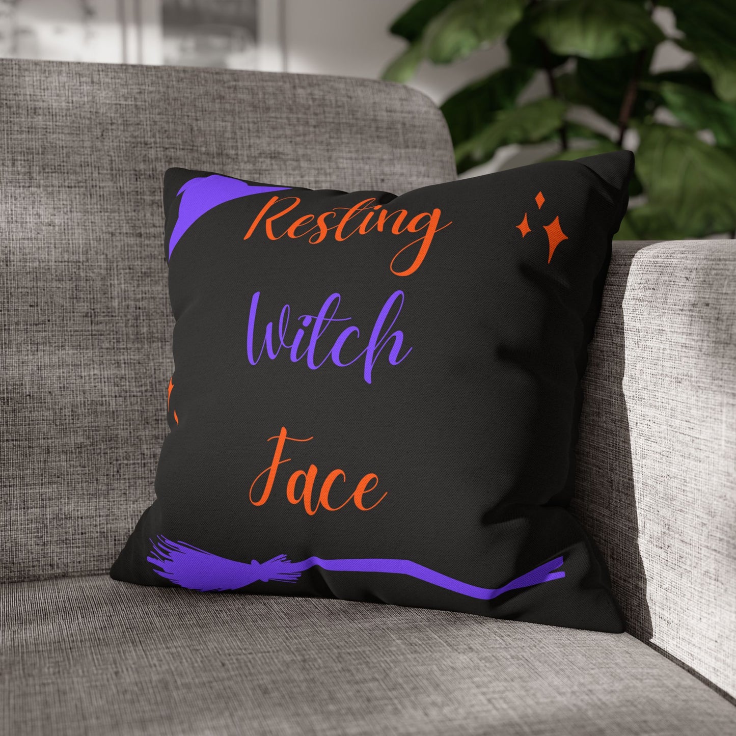 Resting Witch Face Pillowcase