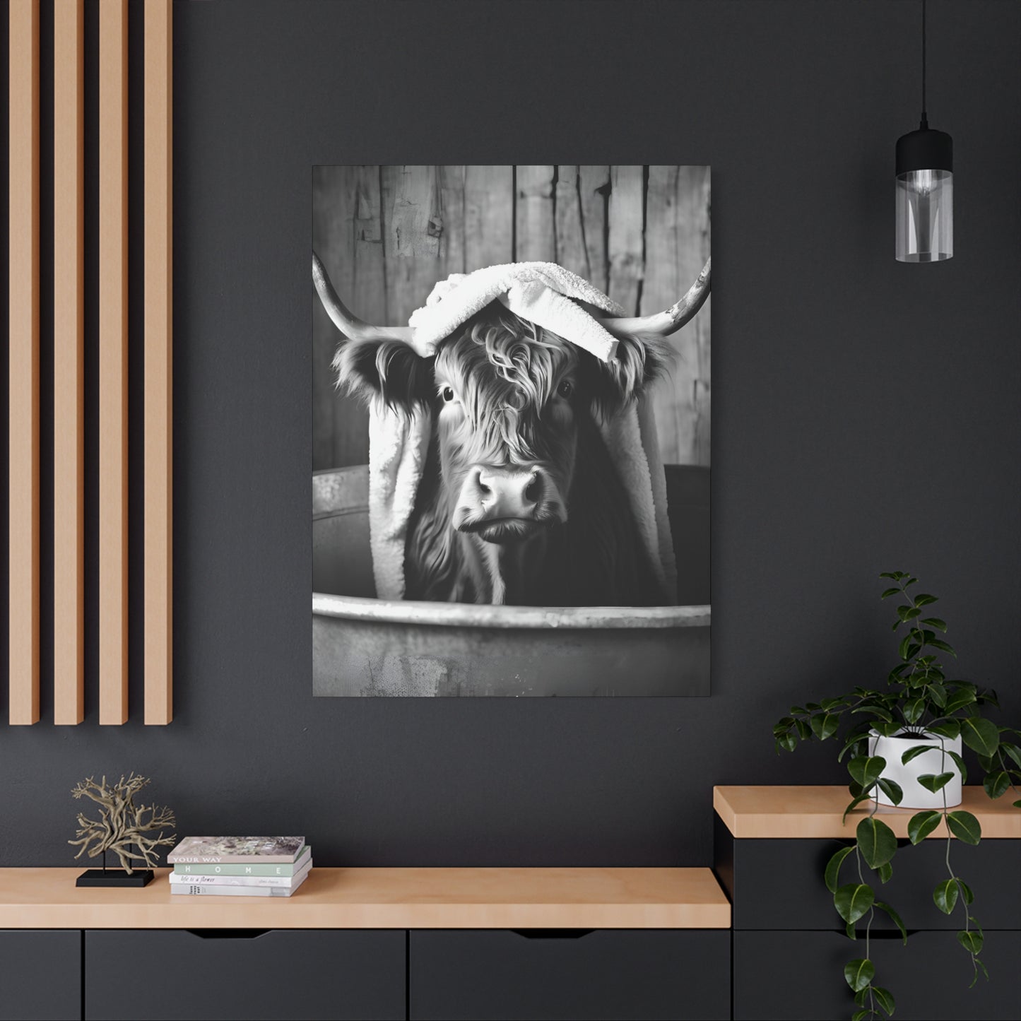 Highland Cow Bathtub