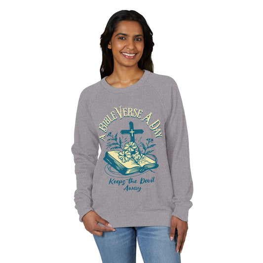 A Bible Verse A Day Keeps The Devil Away - Crewneck Sweatshirt