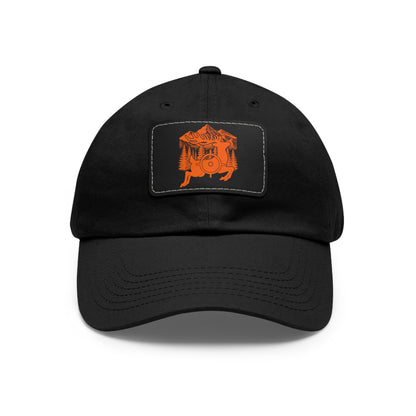 Deer Hunter - Leather Patch Dad Hat - Casual Style for Outdoor Adventures