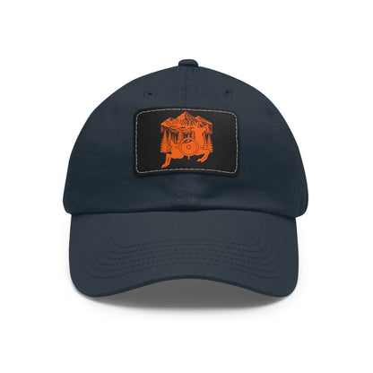 Deer Hunter - Leather Patch Dad Hat - Casual Style for Outdoor Adventures