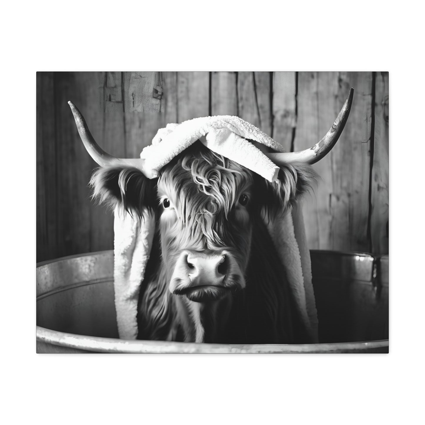 Highland Cow Bathtub