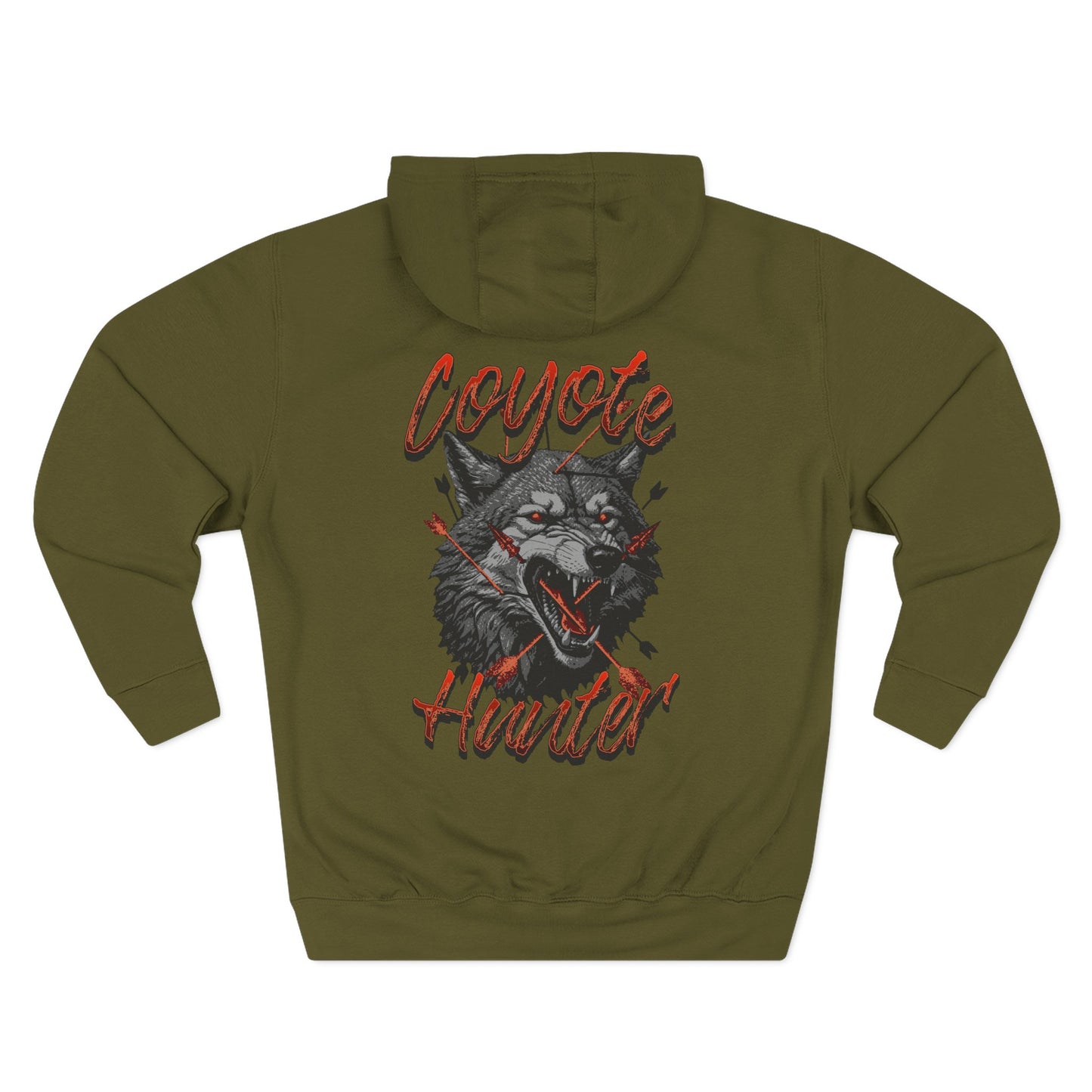 Coyote Hunter - Men's Fleece Hoodie