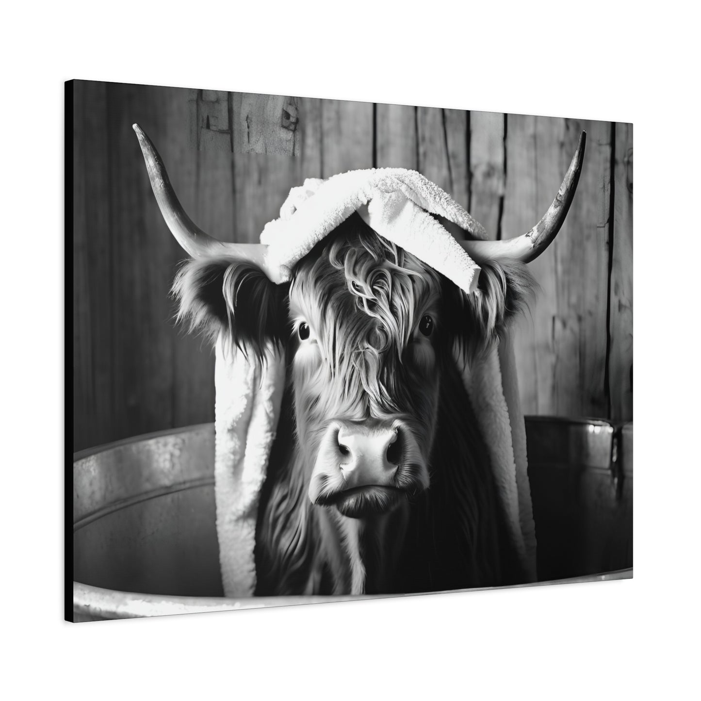 Highland Cow Bathtub