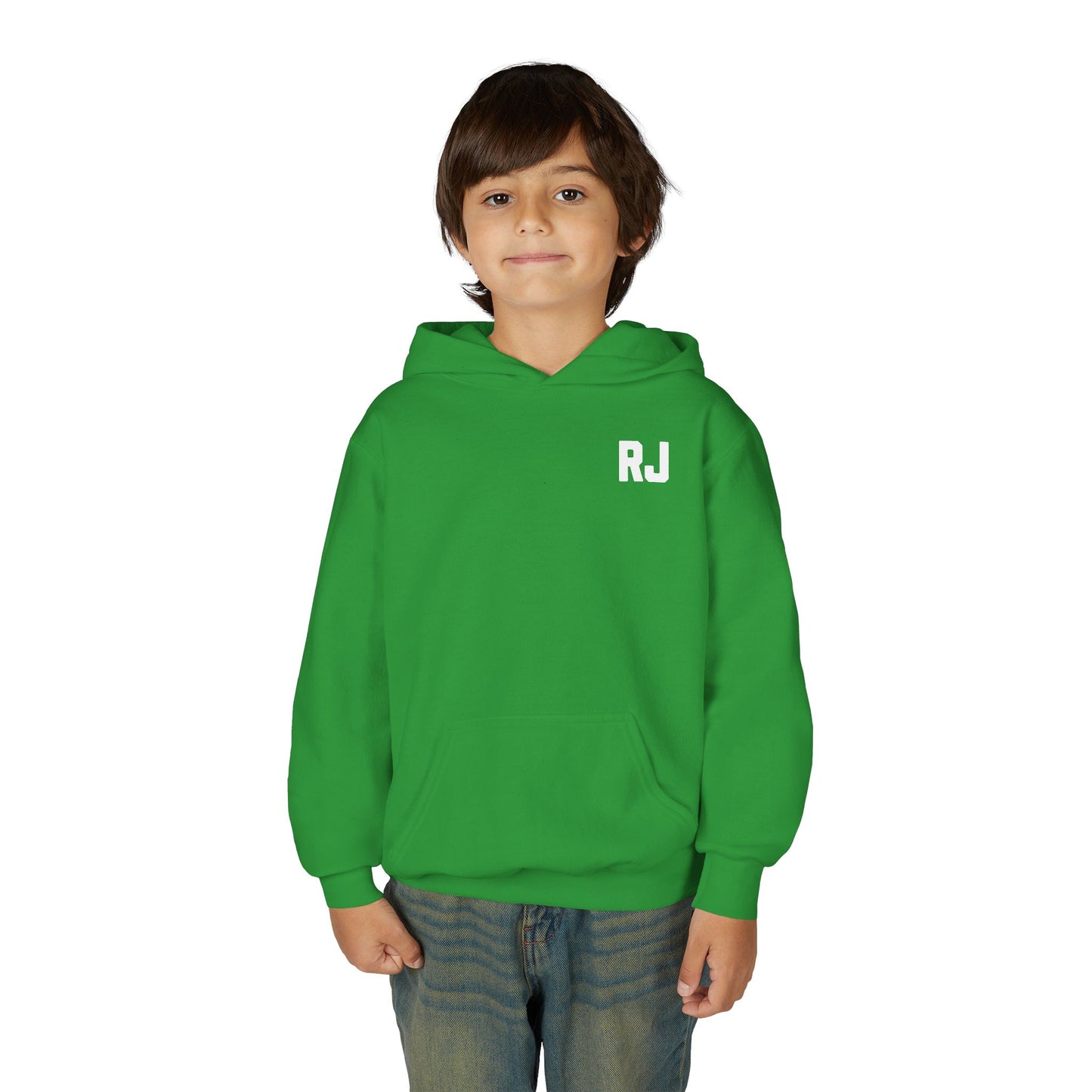 Youth Baseball Hoodie – "Eat Sleep Baseball Repeat" Personalized Pullover