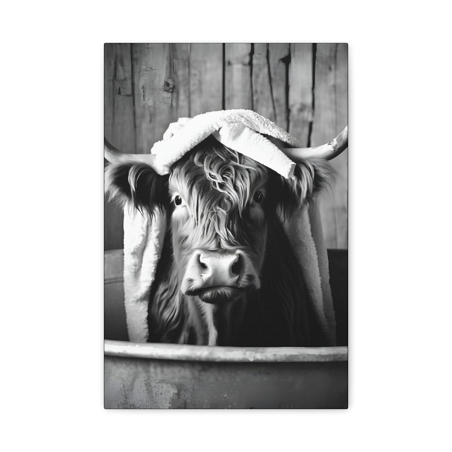 Highland Cow Bathtub
