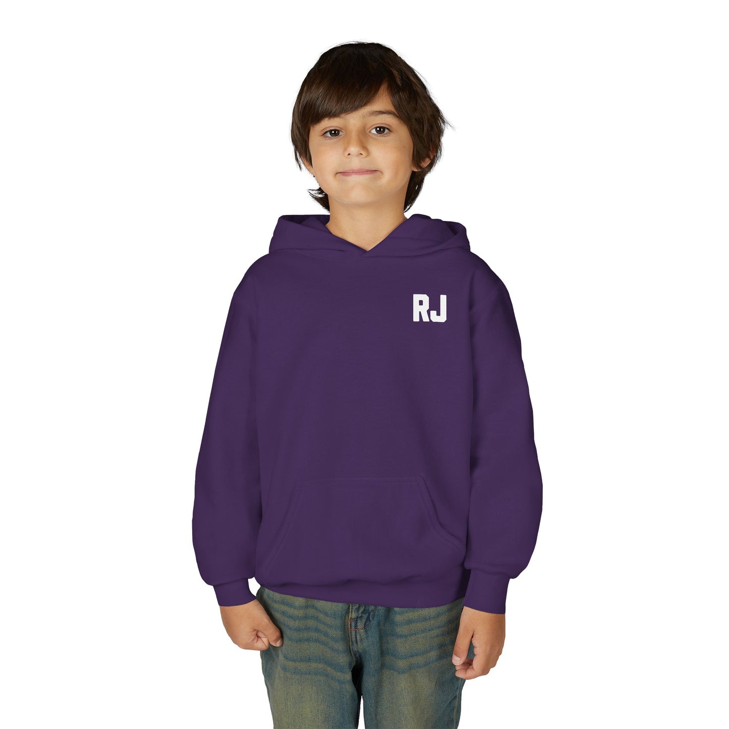 Youth Baseball Hoodie – "Eat Sleep Baseball Repeat" Personalized Pullover