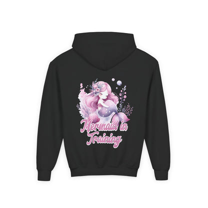 Youth Hoodie — Personalized 'Giovanna' Mermaid In Training Pullover