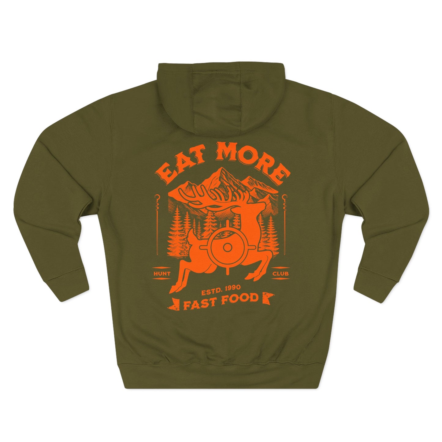Eat More Fast Food Fleece Hoodie