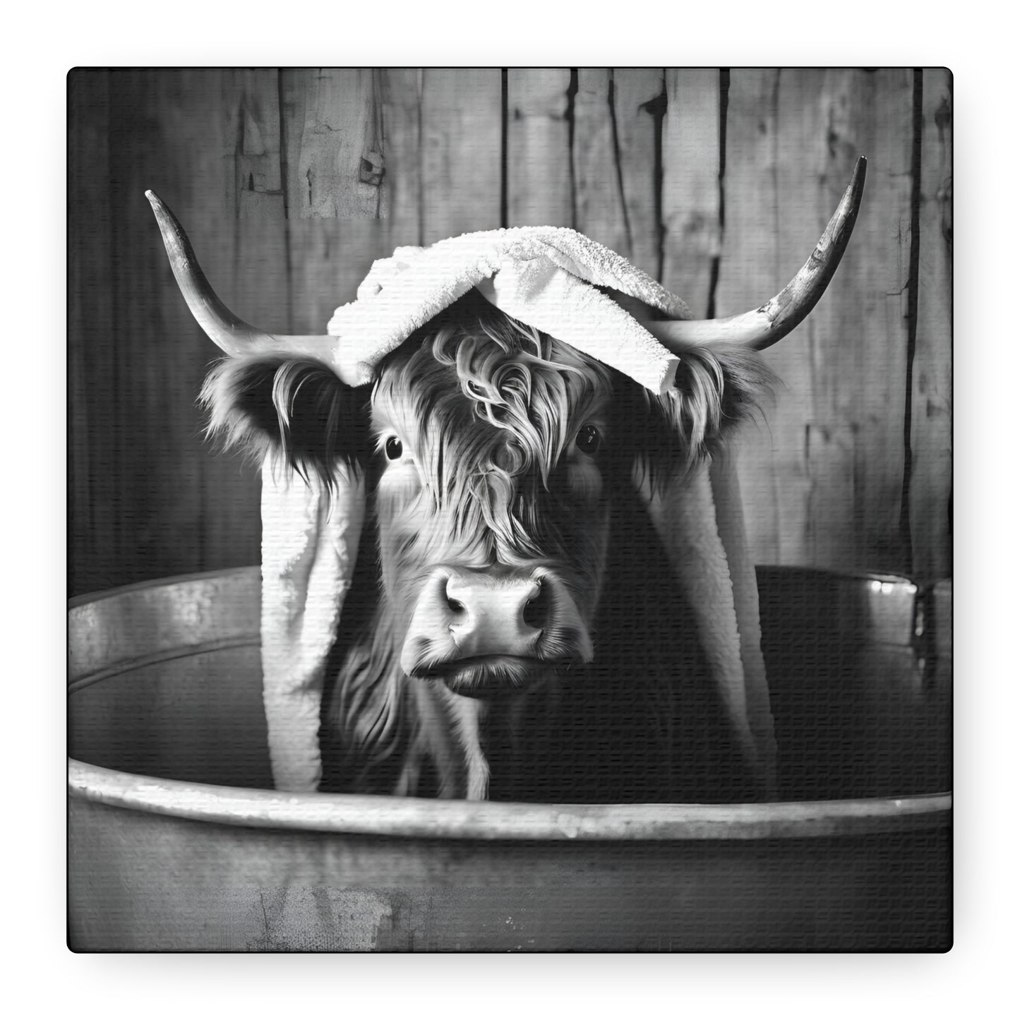 Highland Cow Bathtub