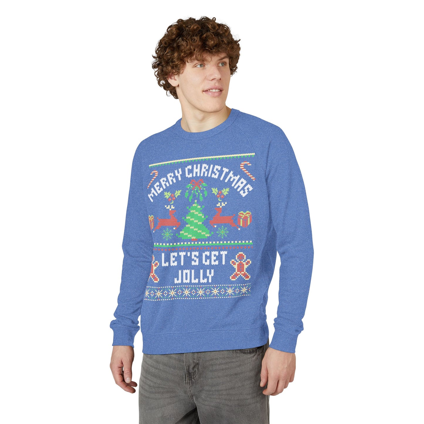 Merry Christmas, Let's Get Jolly - Crewneck Sweatshirt