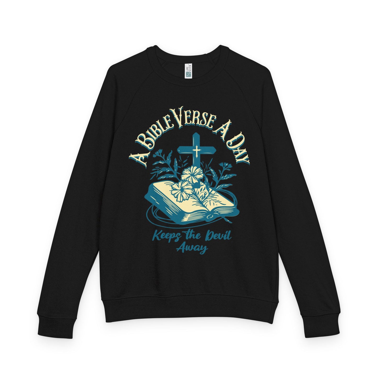A Bible Verse A Day Keeps The Devil Away - Crewneck Sweatshirt