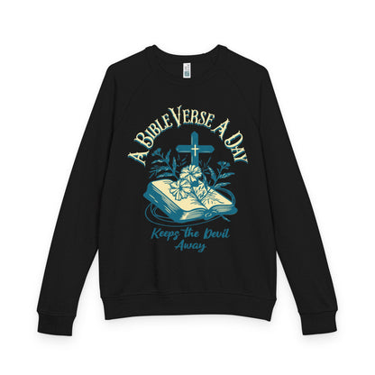 A Bible Verse A Day Keeps The Devil Away - Crewneck Sweatshirt