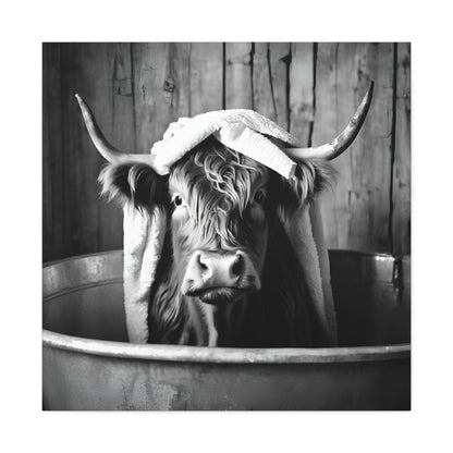 Highland Cow Bathtub