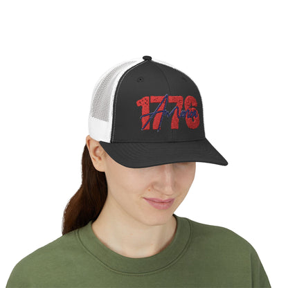 1776 America Snapback Trucker Cap