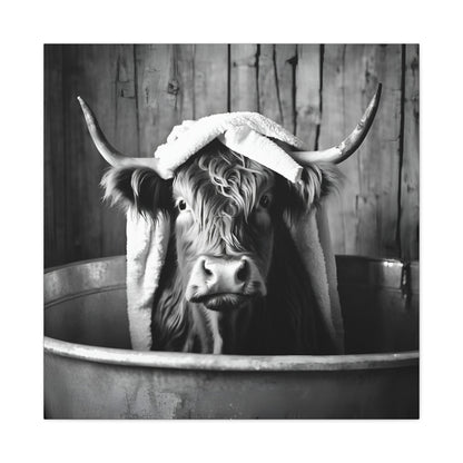 Highland Cow Bathtub