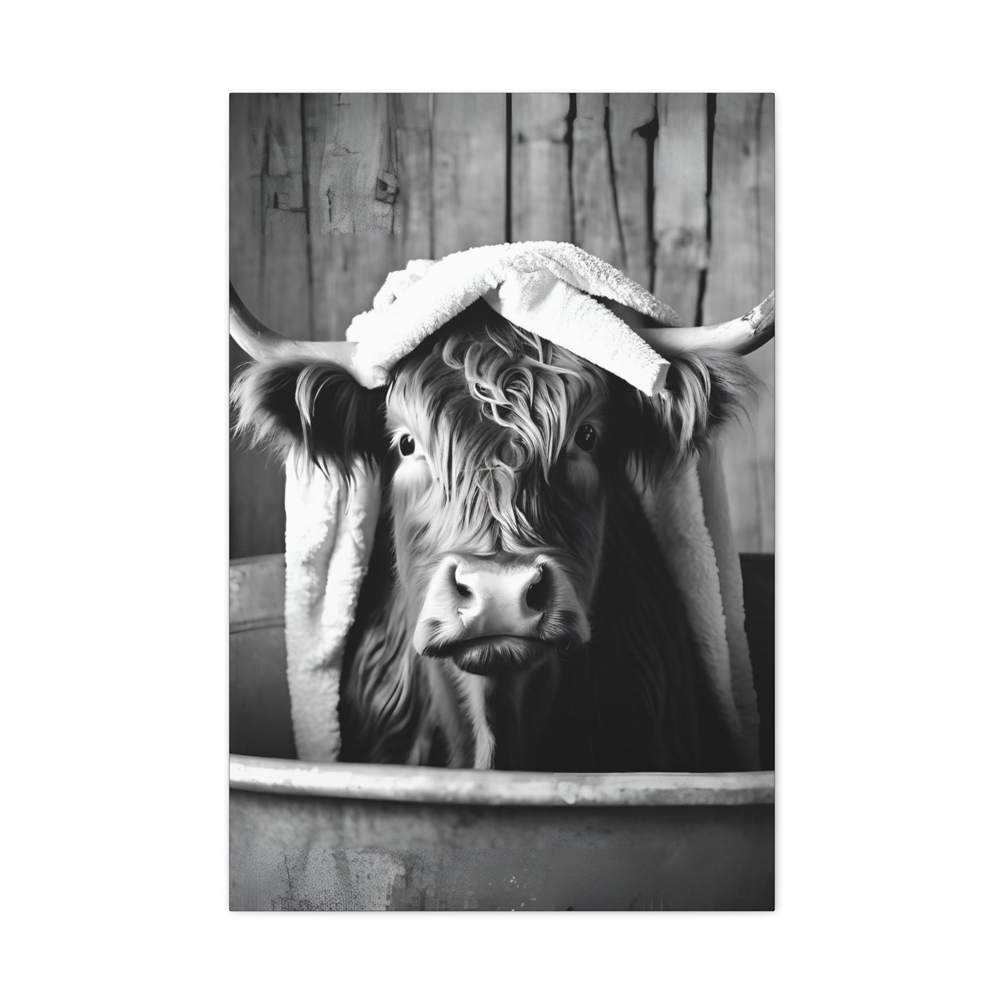 Highland Cow Bathtub